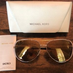 Michael Kors Rose Aviator Sunglasses